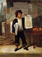 Newsboy Selling The New-York Herald