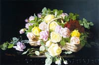 Still Life, A Basket of Roses