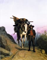 California Miner with Pack Horse