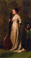 Girl with a Lute