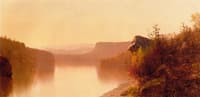 Autumn Lake Scene