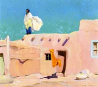 Summer Day, Taos Pueblo