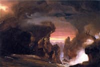 The Voyage of Life: Manhood compositional study