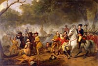 Washington as Captain in the French and Indian War