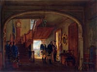 The Meeting of General Washington and Rochambeau