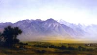 Indian Camp at the Base of the Wasatch Range