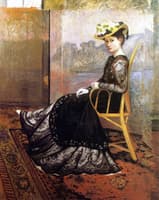 Madame Valtat in the Studio