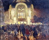 The Gaumont Palace Enlightened in the Night