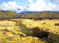 Desert, River, Mountains