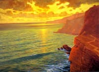Golden Sunset, Near Portuguese Bend,