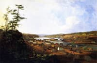 Oregon City on the Willamette River