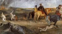 War Scene from the Middle Ages