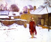 Mannikin in the Snow