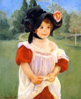 Spring: Margot Standing in a Garden