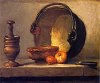 Still Life in a Copper Cauldron (Nature morte au chaudron de cuivre)