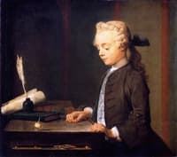 Portrait of the Son of M. Godefroy, Jeweller, Watching a Top Spin