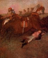 Scene from the Steeplechase: the Fallen Jockey