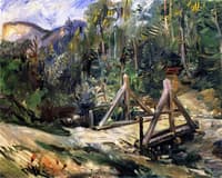 Tyrolean Landscape with Bridge