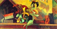 Still LIfe with Italian Painting