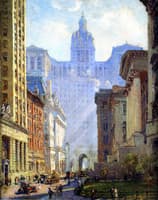Chambers Street and the Municipal Building, N.Y.C.