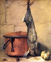 Rabbit with Copper Cauldron and Quince