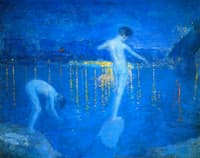 Boys Bathing in the Mississippi River