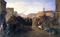 Market Scene, Sansome Street, San Francisco