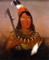 Winnebago with Bear-Claw Necklace and Spiked Club