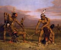 Sioux Playing Ball