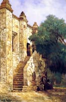 The Stairway, Mission San Gabriel, California