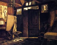 Interior of Ward's Studio