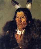 Sioux Chief in Buffalo Robes