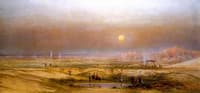 Indian Encampment in the Desert