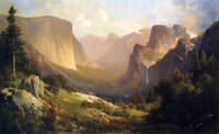A View up Yosemite Valley