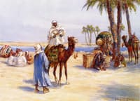 Travelers near Cairo