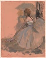Dancer Seated (study)