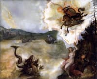 Perseus frees Andromeda