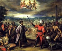 Five Allegories on the Turkish Wars: Decleration of War at Constantinopel