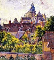 Church in Gisors (study)