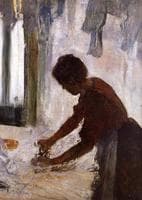 Woman Ironing