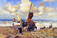 Pulling a Boat to Shore