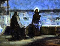 Study for Nicodemus Visiting Jesus
