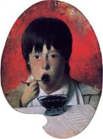 Boy Eating Berries