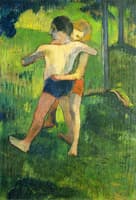 Children Wrestling