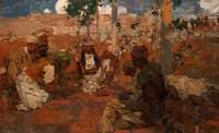 Goatherds Playing Dice