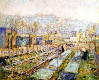 View of a Garden in a Paris Suburb
