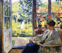Woman Reading by a Window