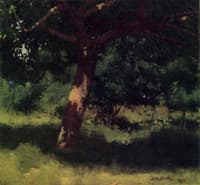 Midsummer Landscape with Apple Tree