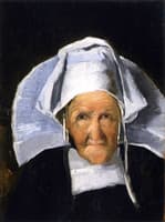 Portrait of a Woman in Normandy Cap