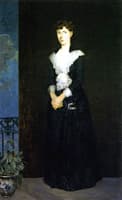 Anna on the Balcony of Duveneck's Studio
